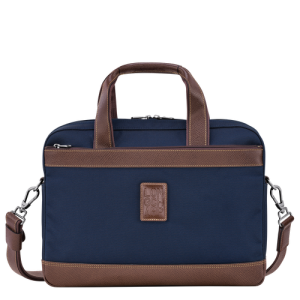 Aktovky Longchamp Boxford S Platene Panske Modre | ZAPTBR186