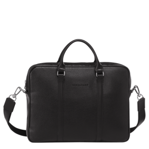 Aktovky Longchamp Le Foulonné XS Kozene Panske Čierne | CZYJOE027