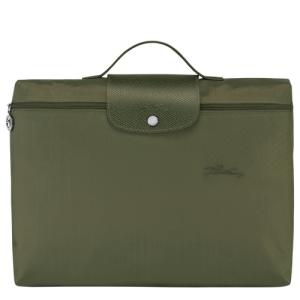 Aktovky Longchamp Le Pliage Green Platene, Recycled canvas Panske Zelene | IPWMLY825