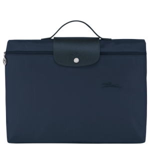 Aktovky Longchamp Le Pliage Green Platene, Recycled canvas Damske Modre | LZWBVN531