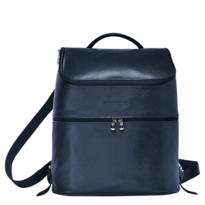 Batohy Longchamp Le Foulonné Kozene Damske Modre | YSXWND854