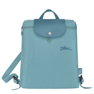 Batohy Longchamp Le Pliage Green Platene, Recycled canvas Damske Modre | UWRMGD583