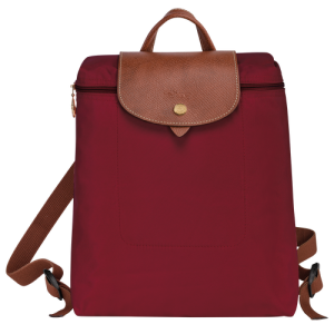 Batohy Longchamp Le Pliage Original Platene, Recycled canvas Damske Červené | SPCJXV263