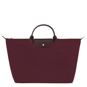 Cestovné Tašky Longchamp Le Pliage Green L Platene, Recycled canvas Panske Červené | EPWUTR204