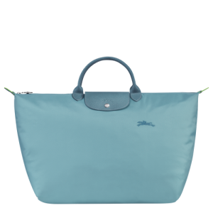 Cestovné Tašky Longchamp Le Pliage Green L Platene, Recycled canvas Damske Modre | YHKNGR527