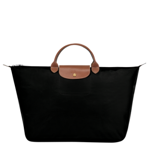 Cestovné Tašky Longchamp Le Pliage Original L Platene, Recycled canvas Damske Čierne | ZRBPQH916