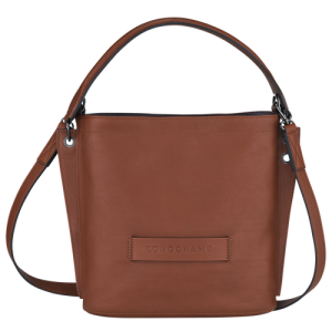 Crossbody Kabelka Longchamp 3D Kozene Damske Hnede | IZSYEF387