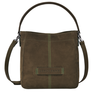 Crossbody Kabelka Longchamp 3D Kozene Damske Zelene | XJMGAB794