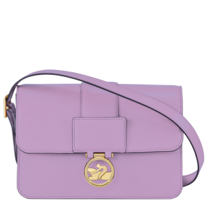 Crossbody Kabelka Longchamp Box-Trot M Kozene Damske Nachový | CXJIRA057