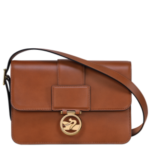 Crossbody Kabelka Longchamp Box-Trot M Kozene Damske Hnede | XKMEAY720