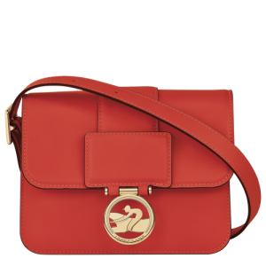 Crossbody Kabelka Longchamp Box-Trot S Kozene Damske Oranžové | DJBVHR895