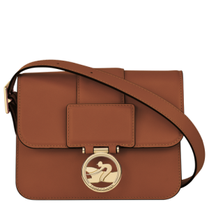 Crossbody Kabelka Longchamp Box-Trot S Kozene Damske Hnede | HWALZJ780