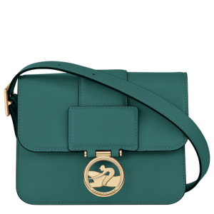Crossbody Kabelka Longchamp Box-Trot S Kozene Damske Zelene | RNGXBC189
