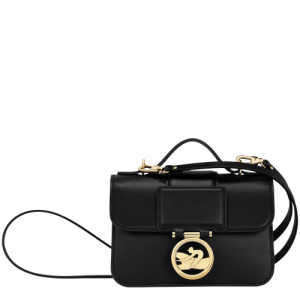 Crossbody Kabelka Longchamp Box-Trot XS Kozene Damske Čierne | MOWFCK391