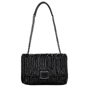 Crossbody Kabelka Longchamp Brioche M Kozene Damske Čierne | FVBAJO581