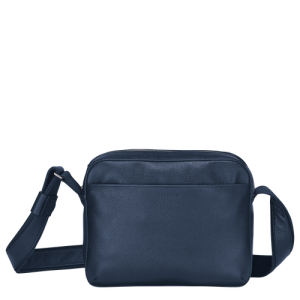 Crossbody Kabelka Longchamp Le Foulonné Kozene Panske Modre | JCERQN627