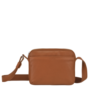 Crossbody Kabelka Longchamp Le Foulonné Kozene Panske Hnede | NSTYJO219