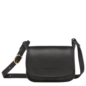 Crossbody Kabelka Longchamp Le Foulonné S Kozene Damske Čierne | VCSMIF693