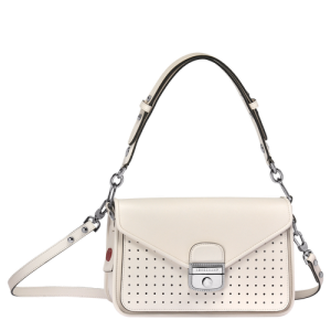 Crossbody Kabelka Longchamp Mademoiselle S Kozene Damske Béžové | FQMWBI589