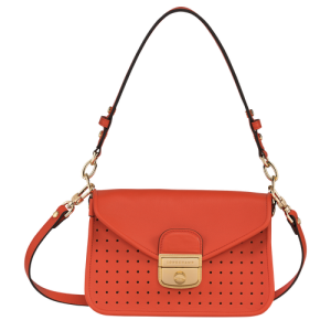 Crossbody Kabelka Longchamp Mademoiselle XS Kozene Damske Oranžové | GXJRVY809