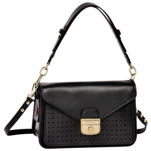 Crossbody Kabelka Longchamp Mademoiselle S Kozene Damske Čierne | LUGQXM523