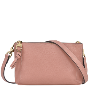 Crossbody Kabelka Longchamp Mailbox Kozene Damske Ruzove | DRFBKX627