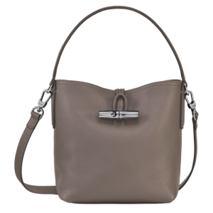 Crossbody Kabelka Longchamp Roseau Essential S Kozene Damske Siva | SHRDCJ043