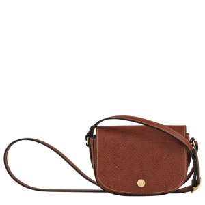 Crossbody Kabelka Longchamp épure Kozene Damske Hnede | GMUHAV854