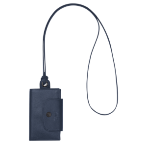Držiteľ Karty Longchamp Le Pliage Cuir Kozene with necklace Panske Modre | SDALVG089