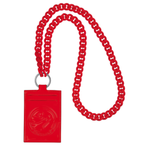 Držiteľ Karty Longchamp Le Pliage Cuir Kozene with necklace Damske Červené | ZOMECH068