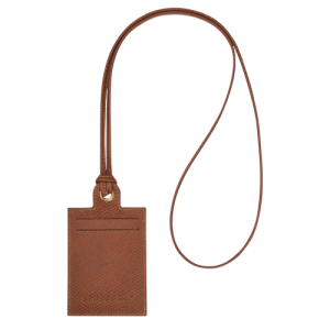 Držiteľ Karty Longchamp Le Pliage Original Kozene with necklace Panske Hnede | VAECXH165