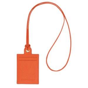 Držiteľ Karty Longchamp épure Kozene with necklace Panske Oranžové | QDPHSB125