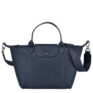 Kabelky Longchamp Le Pliage Cuir S Kozene Damske Modre | CHSWTJ471