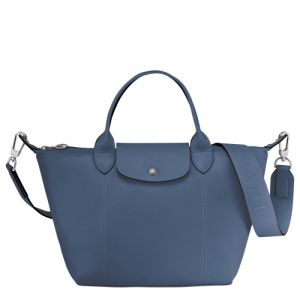 Kabelky Longchamp Le Pliage Cuir S Kozene Damske Modre | TNWSJP483