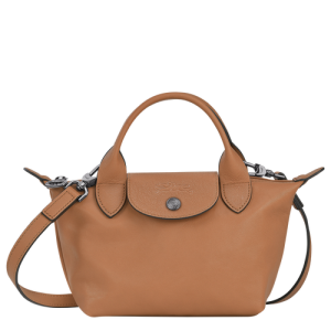 Kabelky Longchamp Le Pliage Cuir XS Kozene Damske Béžové | RQENGB892