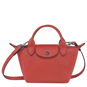Kabelky Longchamp Le Pliage Cuir XS Kozene Damske Oranžové | ZGPCSE591