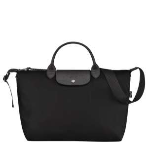 Kabelky Longchamp Le Pliage Energy L Platene, Recycled canvas Damske Čierne | UOBQKN698