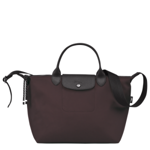 Kabelky Longchamp Le Pliage Energy M Platene, Recycled canvas Panske Červené | DYNUGR859