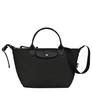 Kabelky Longchamp Le Pliage Energy S Platene, Recycled canvas Damske Čierne | FLDNTH869
