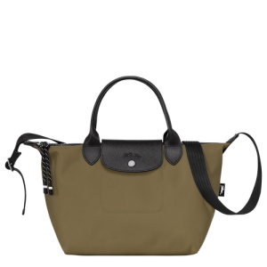 Kabelky Longchamp Le Pliage Energy S Platene, Recycled canvas Panske Zelene | HMARYF752
