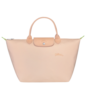 Kabelky Longchamp Le Pliage Green M Platene, Recycled canvas Damske Ruzove | LJGHRT184
