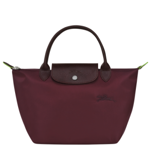 Kabelky Longchamp Le Pliage Green S Platene, Recycled canvas Damske Červené | QYOIKA458
