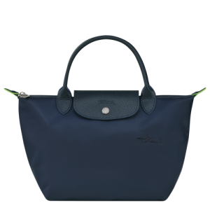 Kabelky Longchamp Le Pliage Green S Platene, Recycled canvas Damske Modre | USNXZR810
