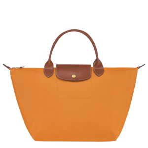 Kabelky Longchamp Le Pliage Original M Platene, Recycled canvas Damske Oranžové | QZXAPM863