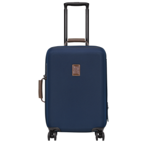 Kufre Longchamp Boxford Platene, Recycled canvas Damske Modre | LFGOUT268