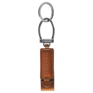 Kľúčenka Longchamp 3D Kozene Panske Hnede | PKTJLM159
