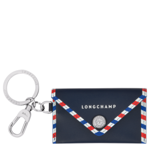 Kľúčenka Longchamp Le Pliage Très Paris Kozene Damske Modre | YIKOLJ154