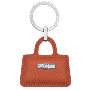 Kľúčenka Longchamp Roseau Kozene Damske Oranžové | PNVDSX793