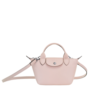 Mini Tašky Longchamp Le Pliage Cuir XS Kozene Damske Ruzove | HPULFA743
