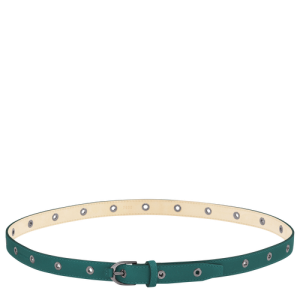 Opasky Longchamp 3D Kozene Damske Zelene | FRDPVZ517